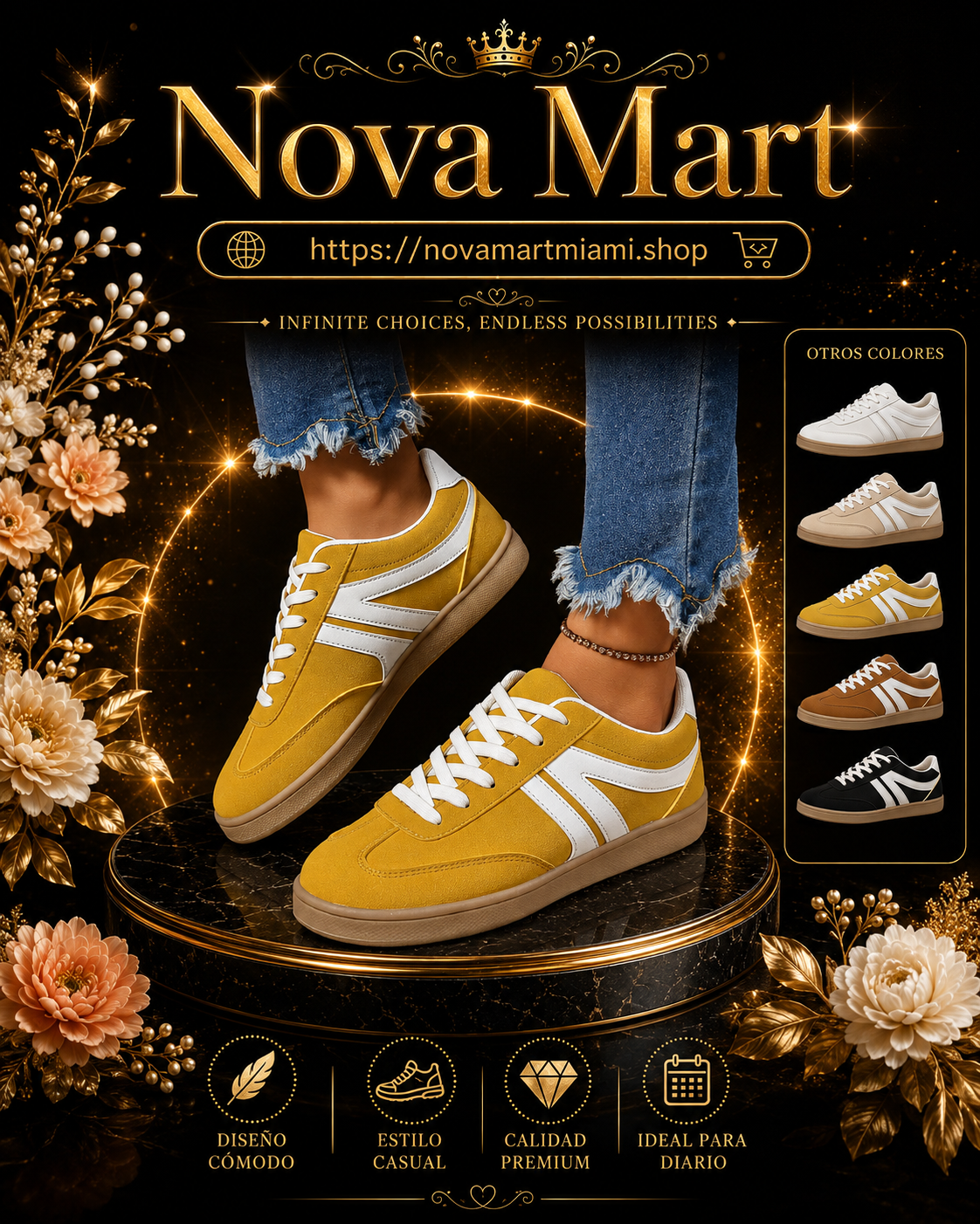 Lace-up Round Toe Flats Shoes Fashion Sports Slip On Casual Shoes For Women