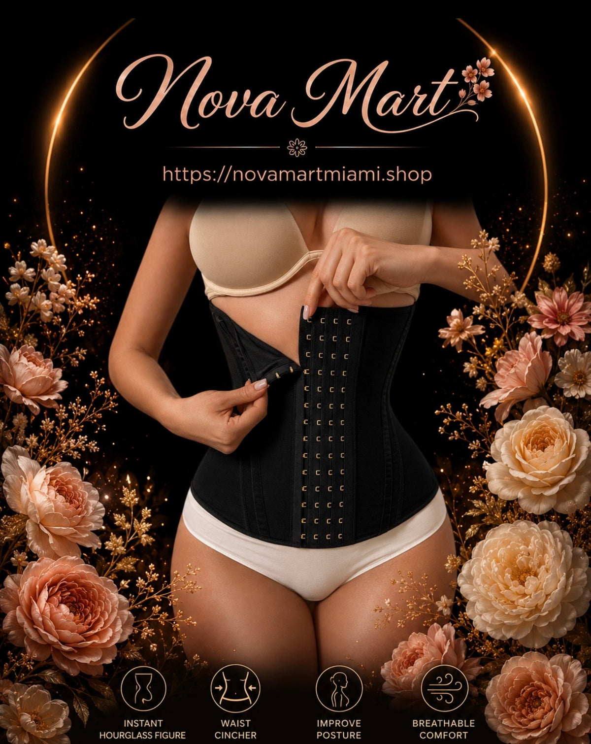 Sports And Fitness Waist Trainer Retro Corset For Yoga