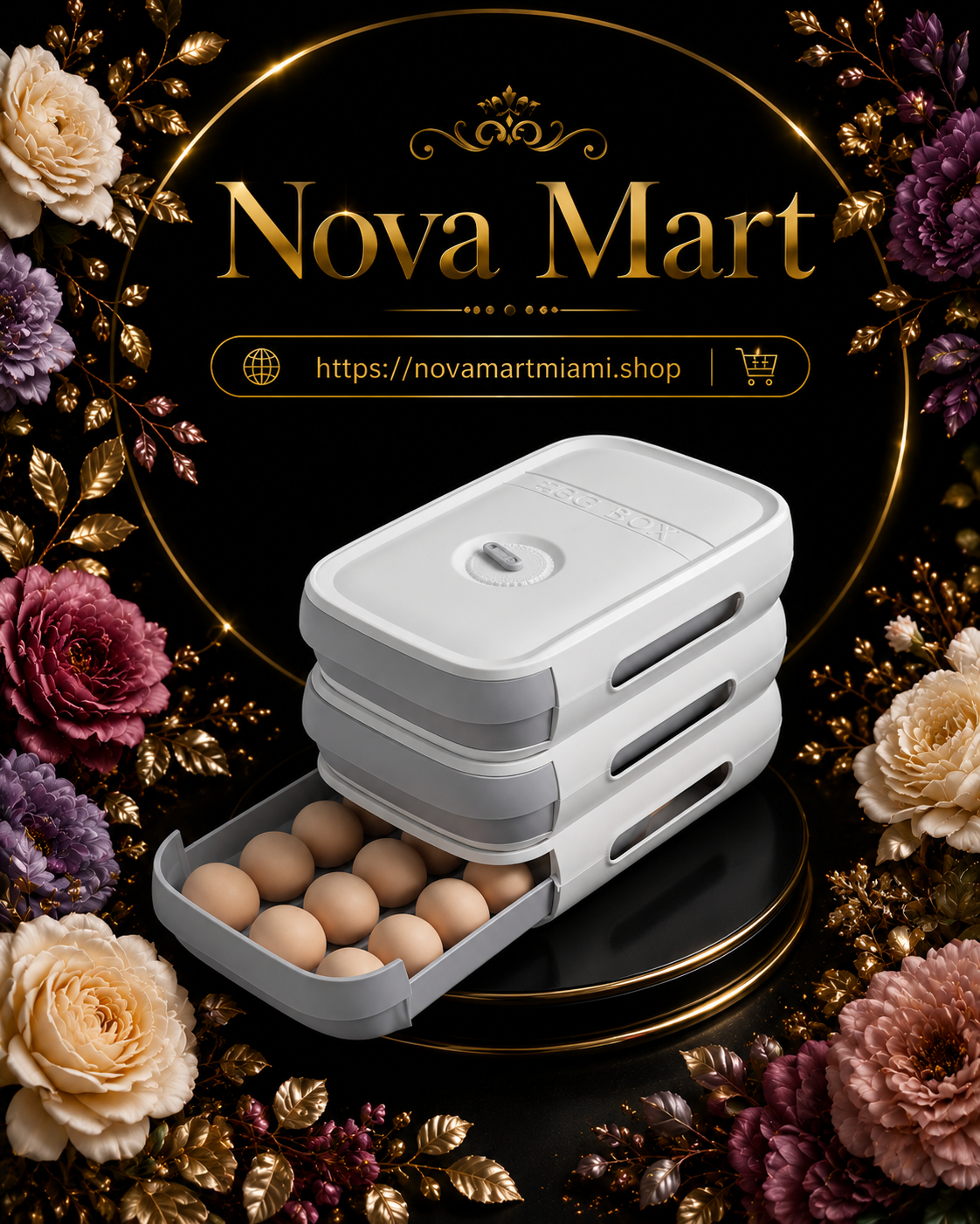 Drawer Type Refrigerator Egg Storage Box Keeping Dumpling Holder Household Organizer Drawer Type Case Holder For Kitchen