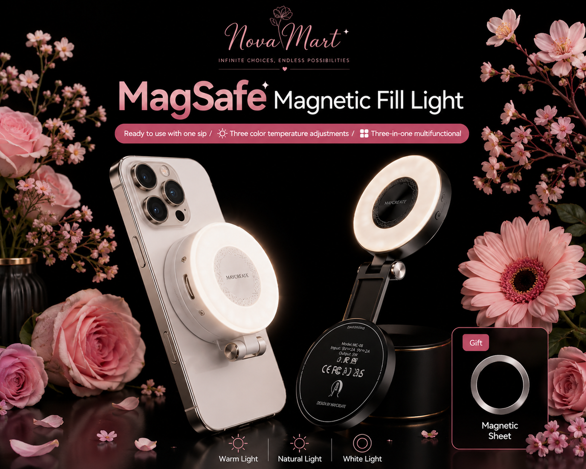 Portable Outdoor Selfie Phone Magnetic Fill Light