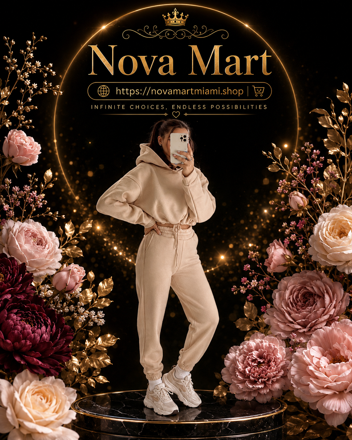 Jogging Suits For Women 2 Piece Sweatsuits Tracksuits Sexy Long Sleeve HoodieCasual Fitness Sportswear