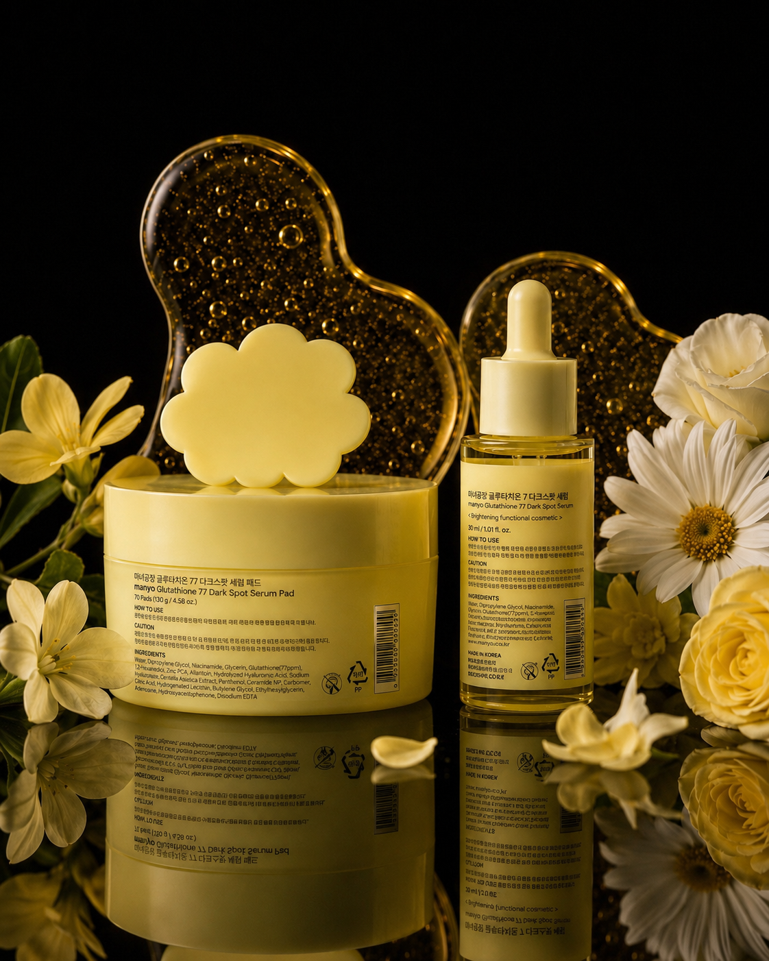 ma:nyo Glutathione 7 Dark Spot Care Duo – Serum & Serum Pads