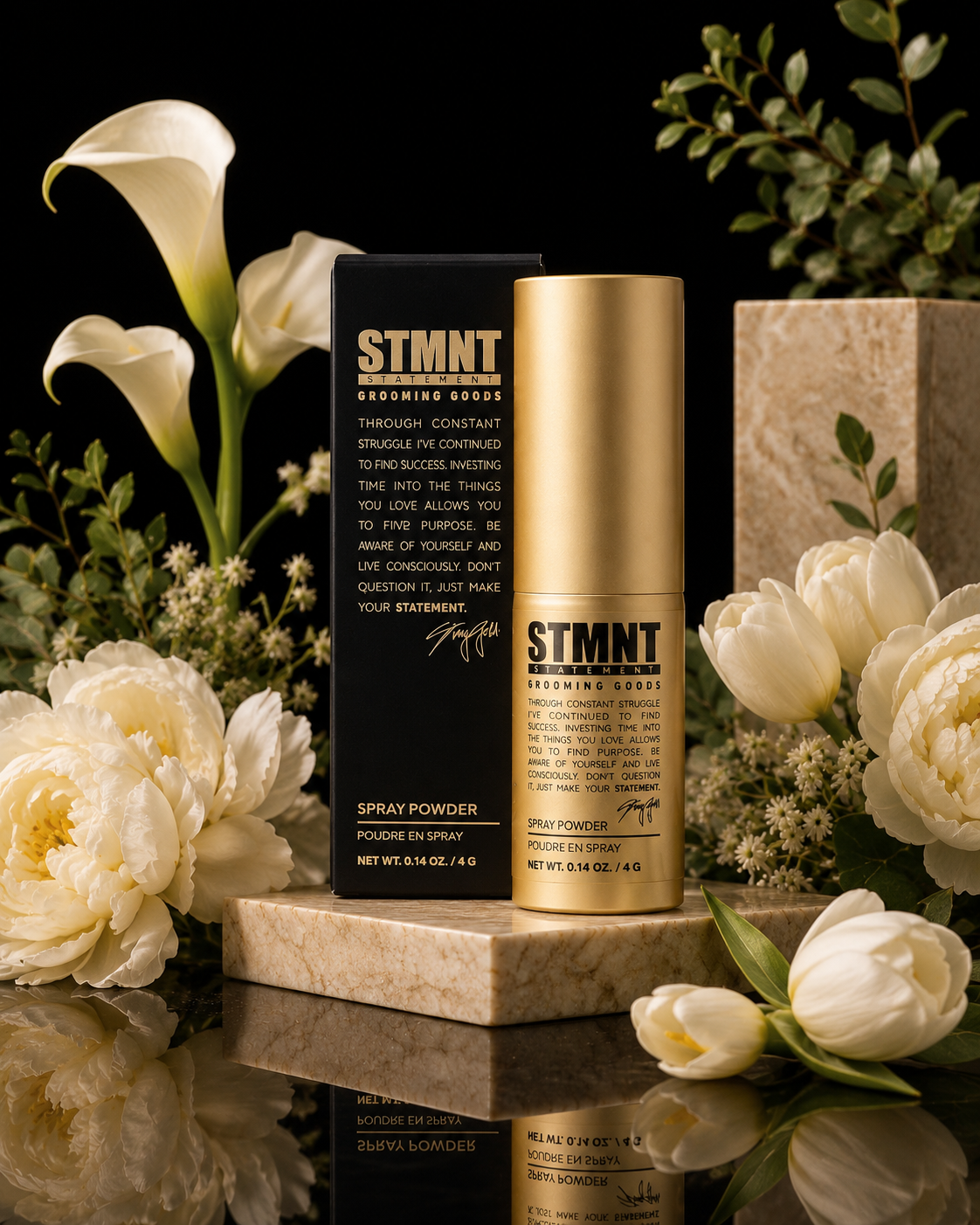 MNT Grooming Goods Spray Powder – Lightweight Hair Styling Powder Spray, 0.14 oz / 4 g