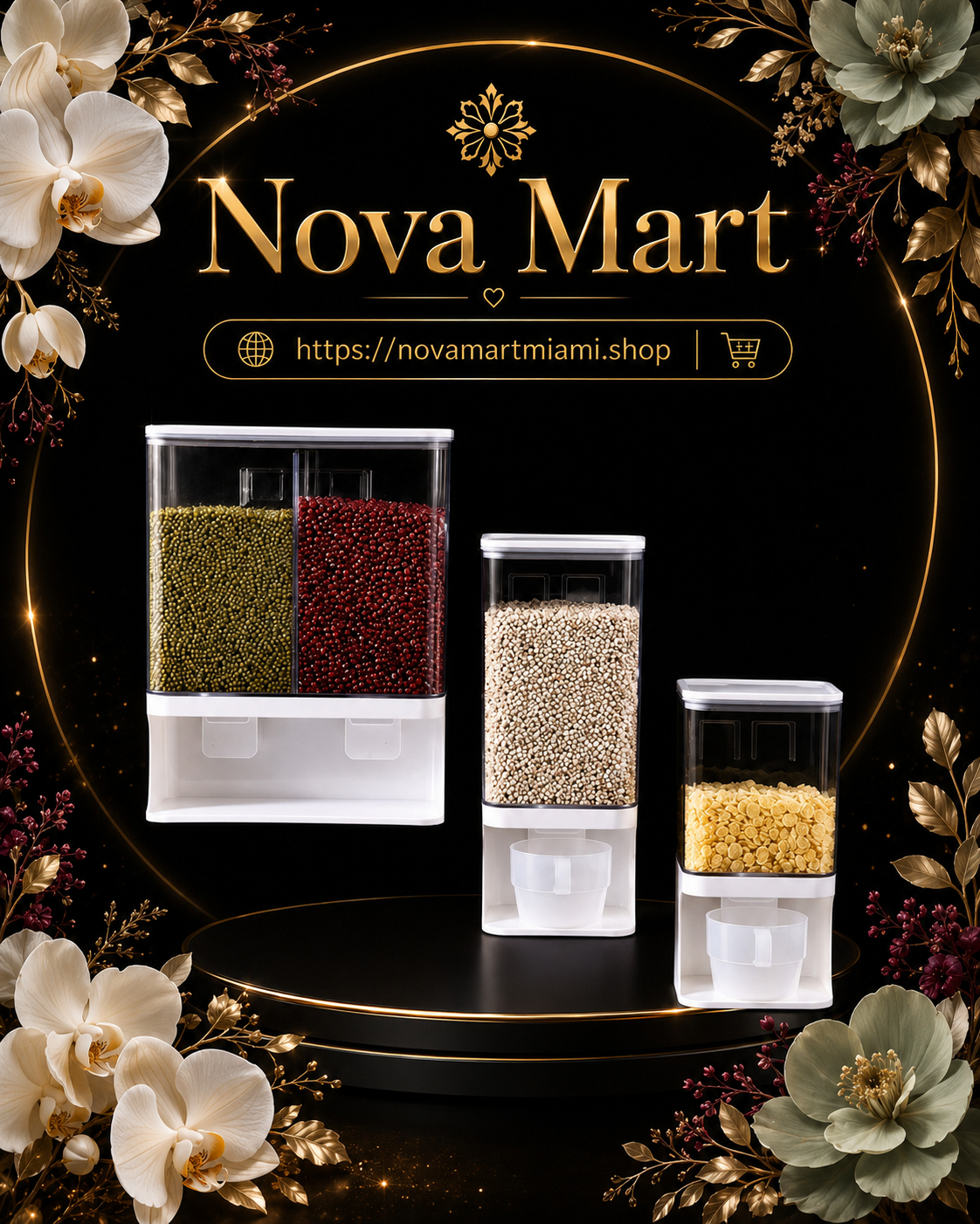 Wall-mounted Sealed Moisture-proof And Insect-proof Transparent Storage Tank
