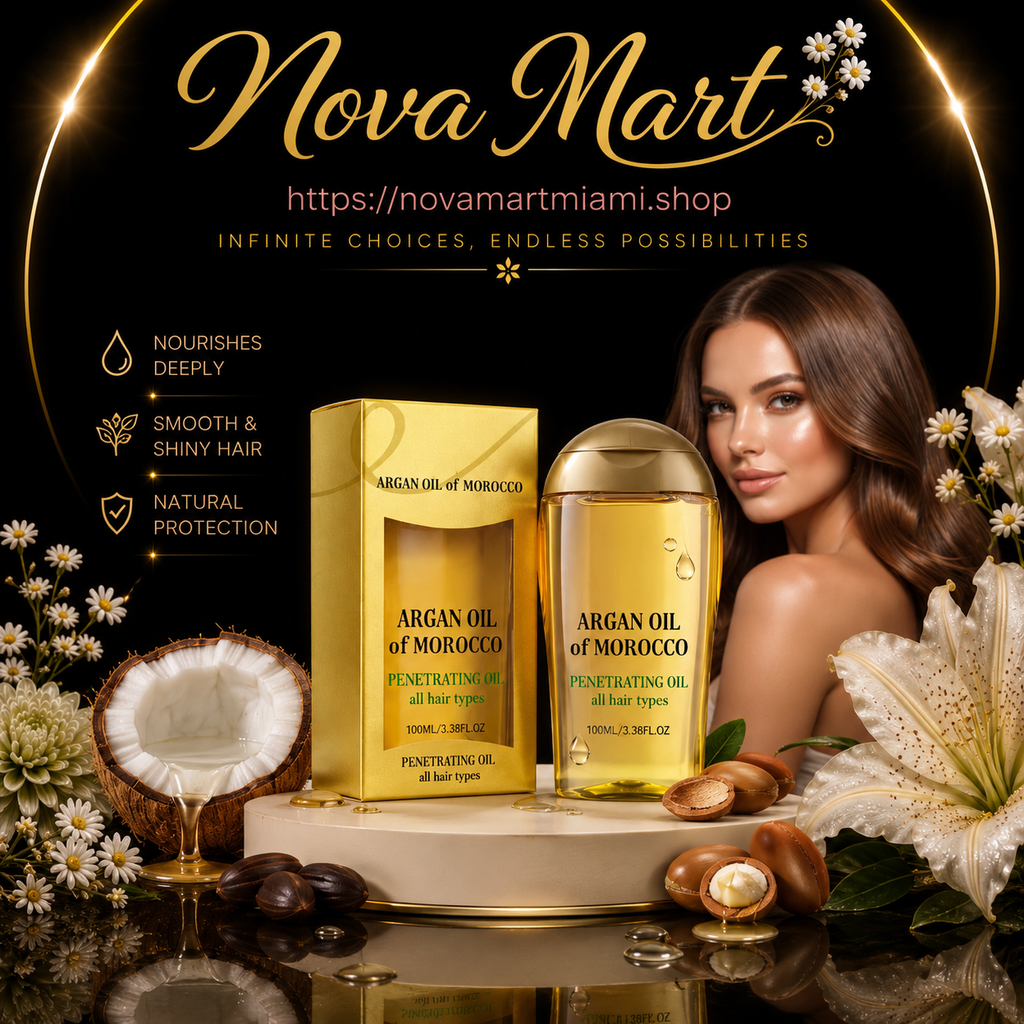 Moisturizing Hair Oil Gently Nourishes Leaving Hair Soft And Shiny