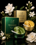 ZOZU Smooth Avocado & Gold Hydrogel Eye Mask Set
