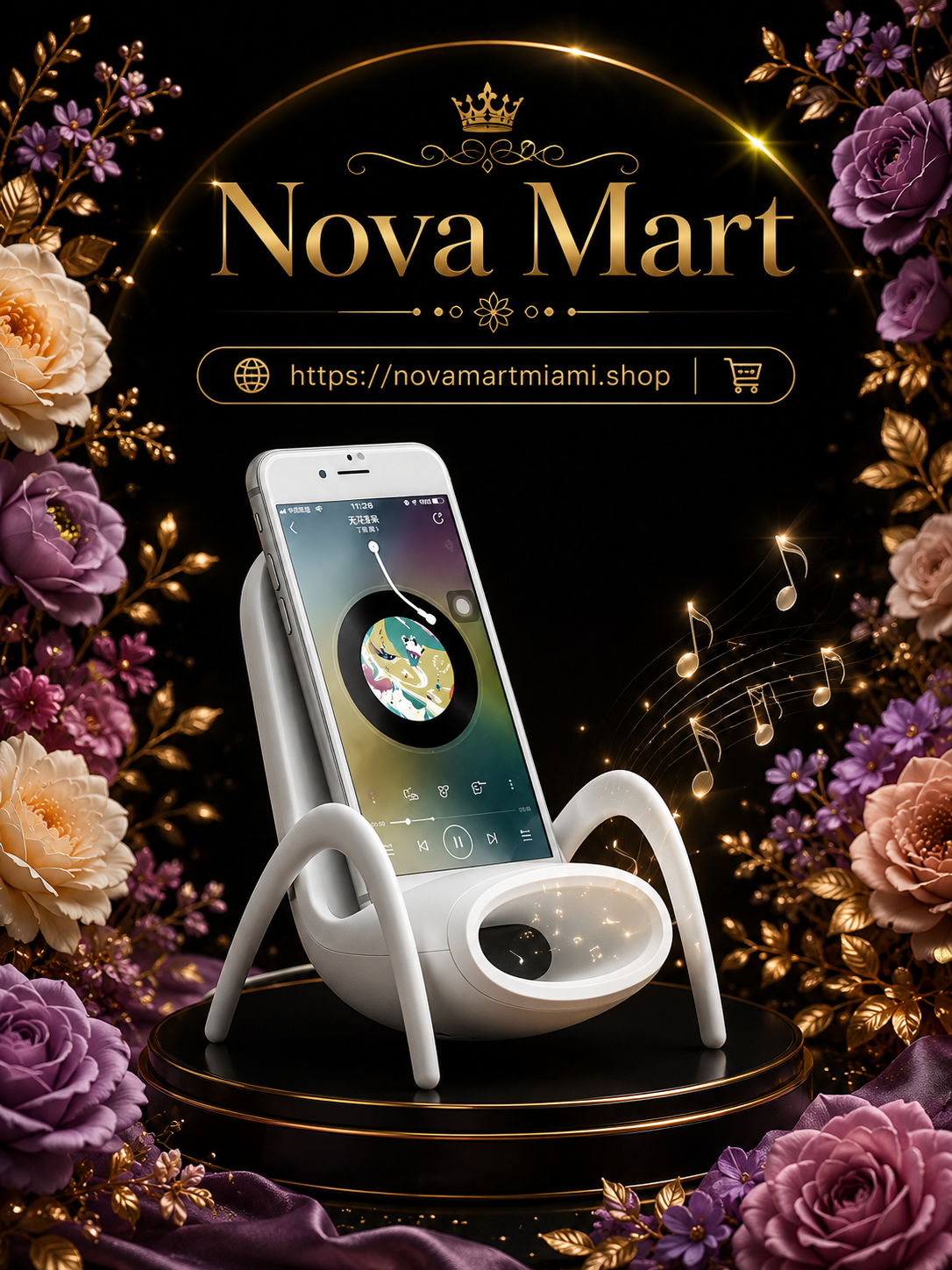 Fast Wireless Charger Kawaii Phone Holder Desk Cute Stand Amplified Multiple Safe Stand