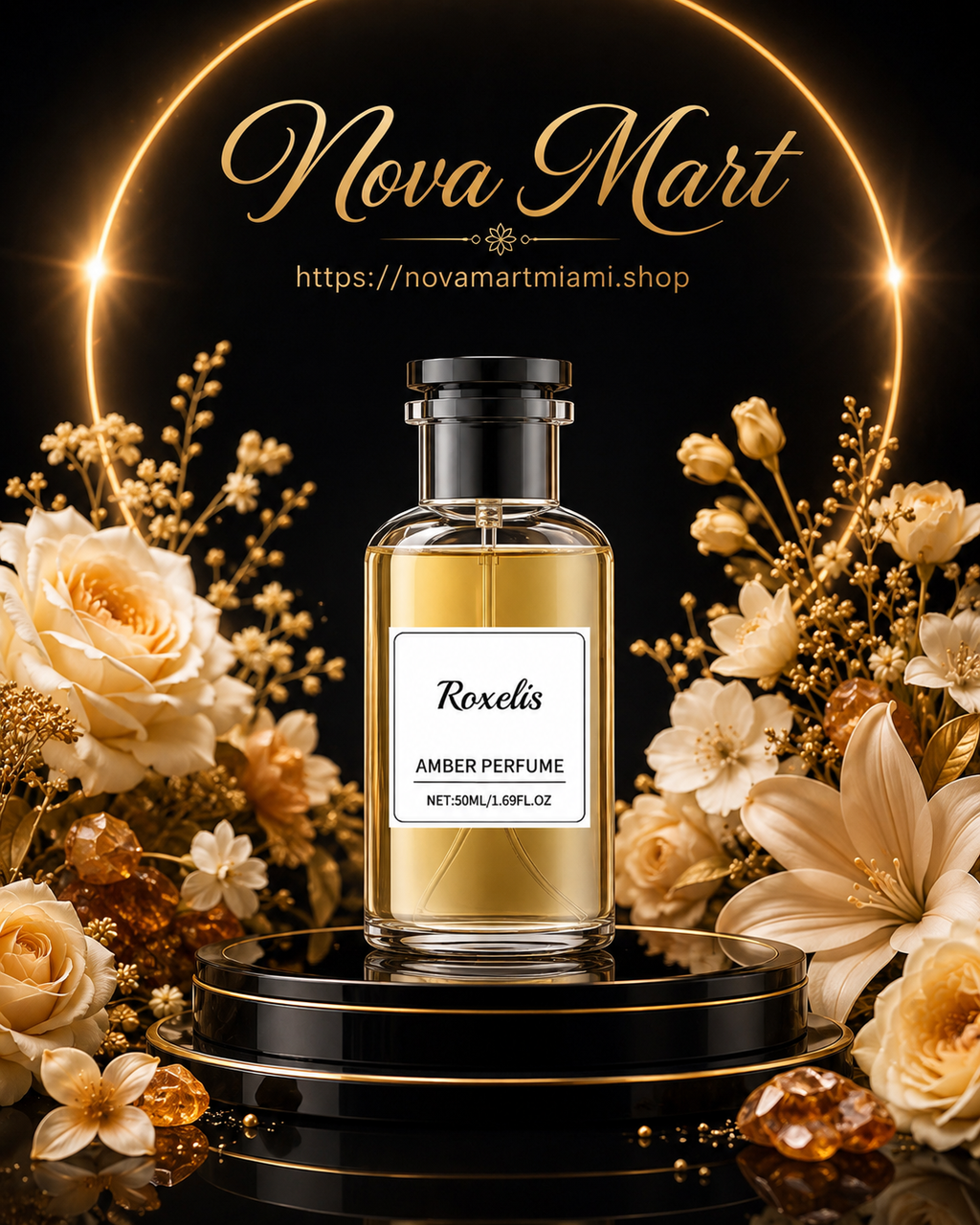 Amber Men Perfume, Woody Fruity Scent Long Lasting Cologne For Men 50ml