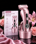: Akubem Women’s Electric Shaver – Waterproof Rechargeable Body Razor with Digital Display