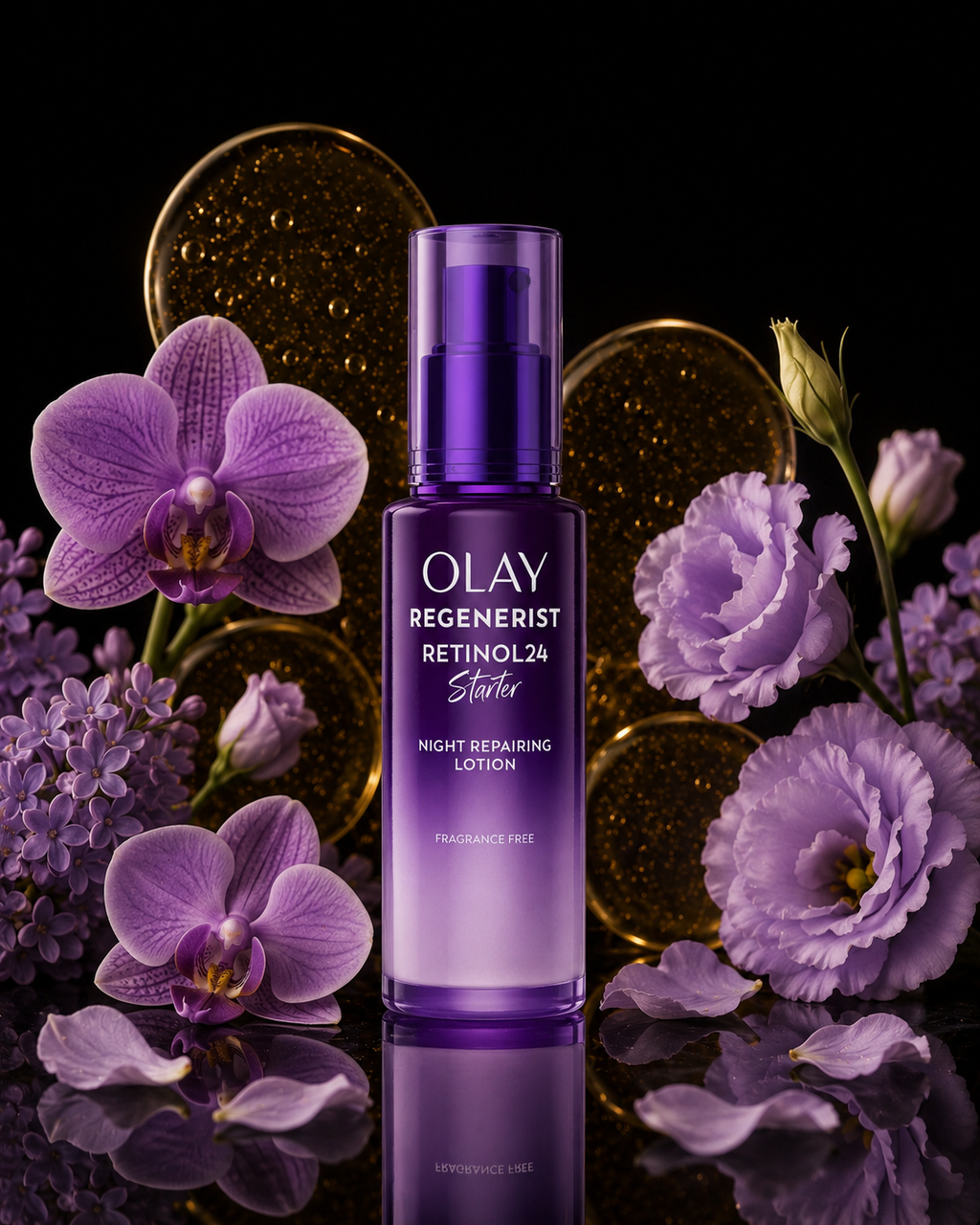 Olay Regenerist Retinol 24 Starter Night Repairing Lotion – Fragrance Free