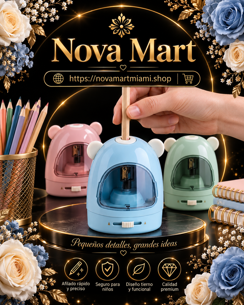 Electric Pencil Sharpener Eraser Table Vacuum Cleaner Students Stationery Office School Supplies