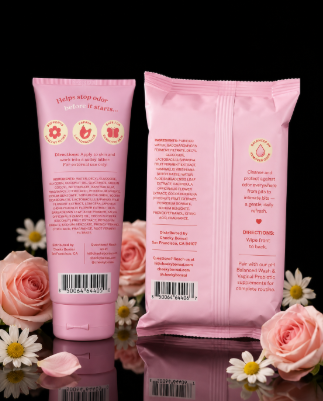 Cheeky Bonsai pH Balanced Body + Intimate Wash & Intimate Wipes Set