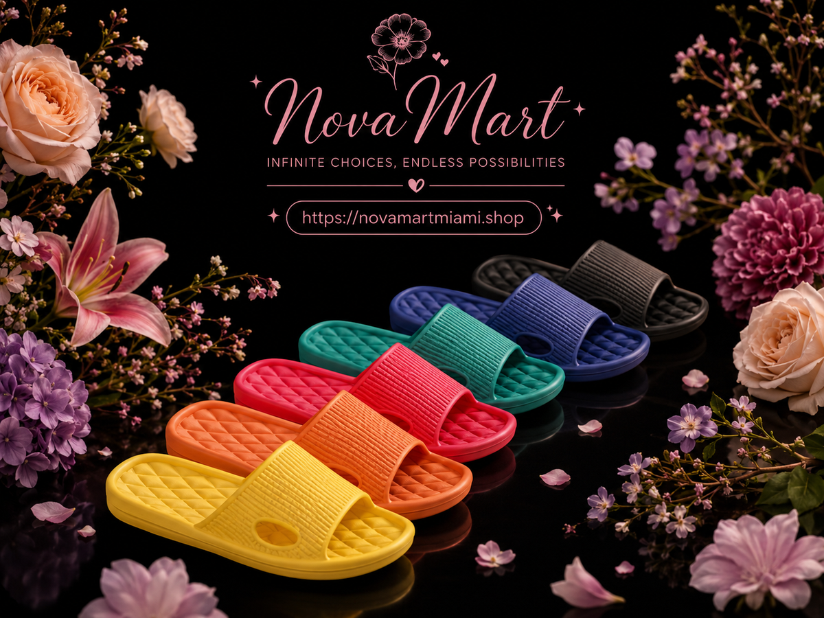 Soft Slippers Bathroom Slippers EVA Non-slip Home Shoes Garden Slides