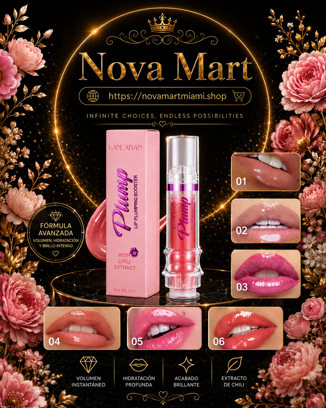 New Tube Lip Rich Lip Color Slightly Spicy Lip Honey Lip Glass Mirror Face Lip Mirror Liquid Lipstick