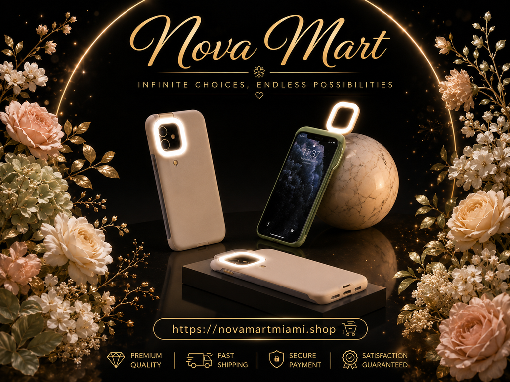 Beauty Fill Light Cover Beauty  Phone Case Shell Selfie Light Up Case