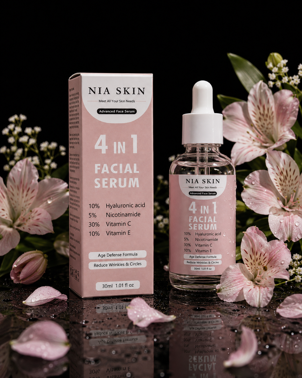 Skincare Anti-Aging Anti-Wrinkle Whitening Facial Serum