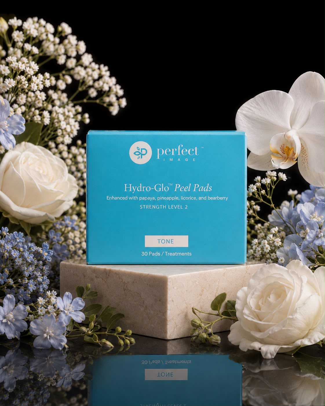 Perfect Image Hydro-Glo Peel Pads – Strength Level 2, 30 Treatments