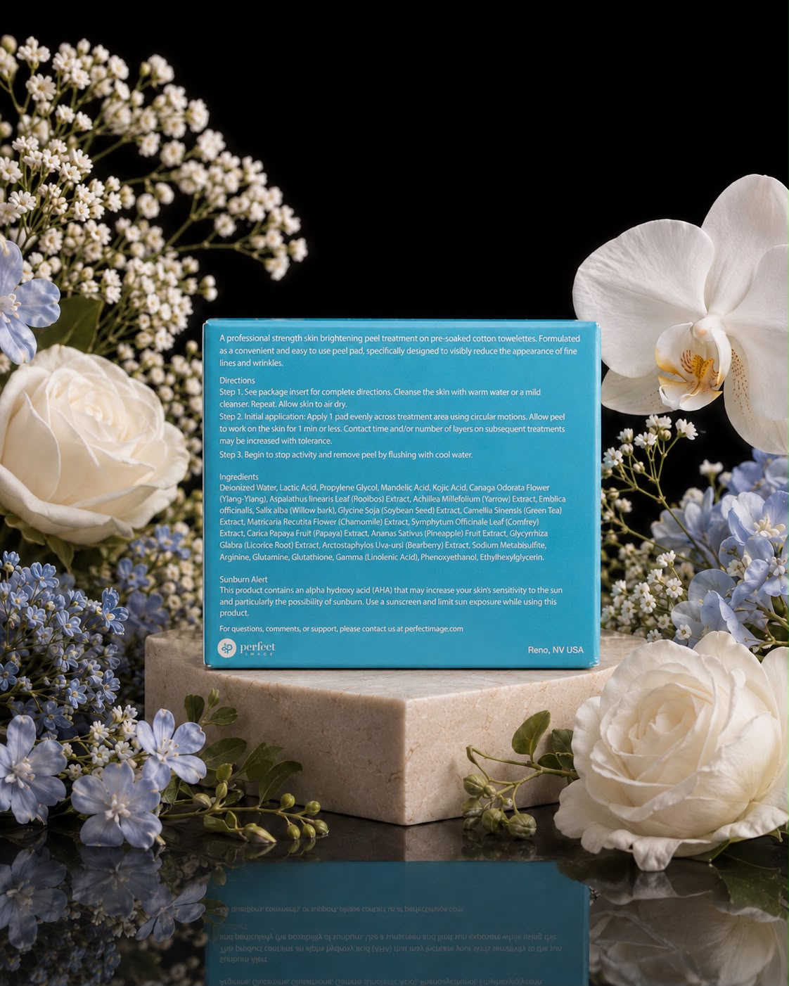 Perfect Image Hydro-Glo Peel Pads – Strength Level 2, 30 Treatments