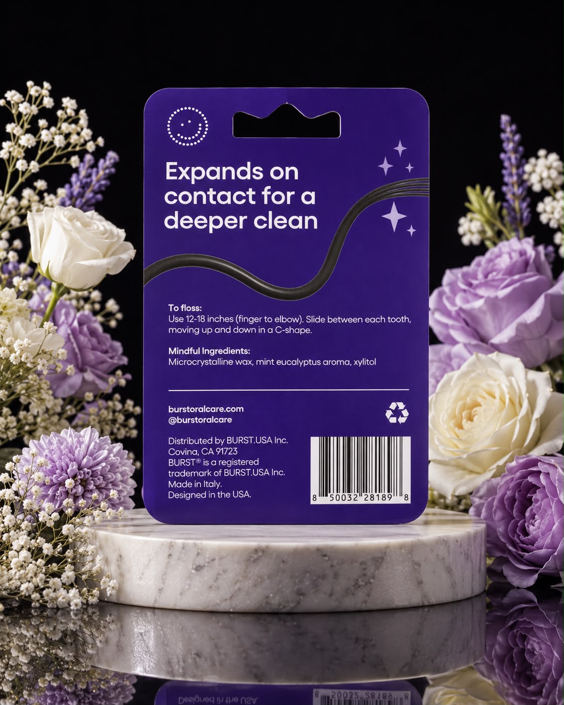 BURST Expanding Floss – Mint Eucalyptus, 40 Yards